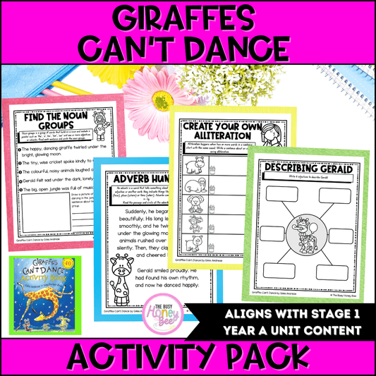 Giraffes Can’t Dance by Giles Andreae Activity Pack - Activity Pack