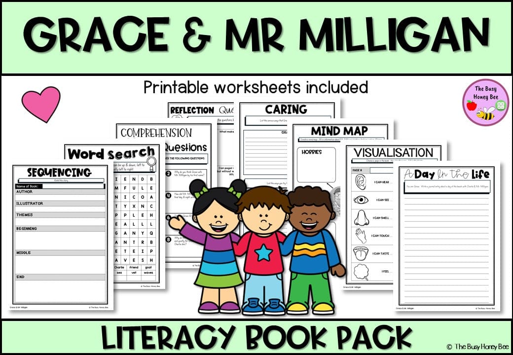 Grace and Mr Milligan - CBCA 2024 - Literacy Book Pack - Activity Pack