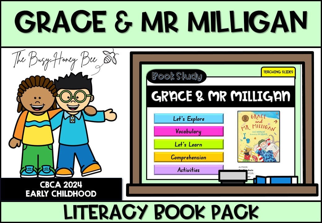 Grace and Mr Milligan - CBCA 2024 - Literacy Book Pack - Activity Pack