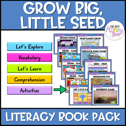 Grow Big, Little Seed, Sarah Capon - CBCA 2025 - Literacy Book Pack - Activity Pack