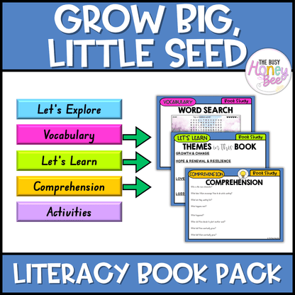 Grow Big, Little Seed, Sarah Capon - CBCA 2025 - Literacy Book Pack - Activity Pack