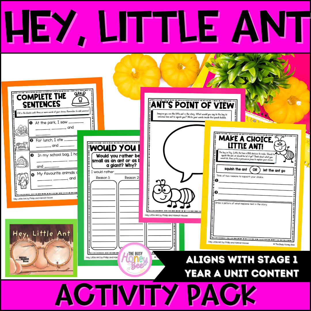 Hey, Little Ant by Phillip and Hannah Hoose Activity Pack - Activity Pack