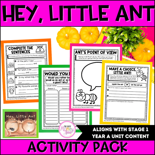 Hey, Little Ant by Phillip and Hannah Hoose Activity Pack - Activity Pack
