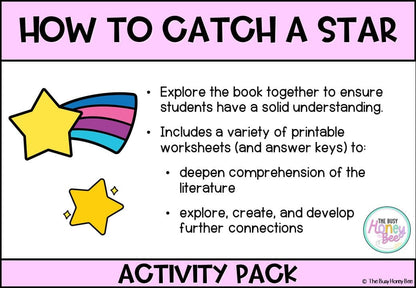 How to Catch a Star Activity Pack - Activity Pack