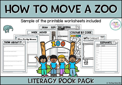 How to Move a Zoo by Kate Simpson, illustrated by Owen Swan - CBCA 2025 - Literacy Book Pack - Activity Pack