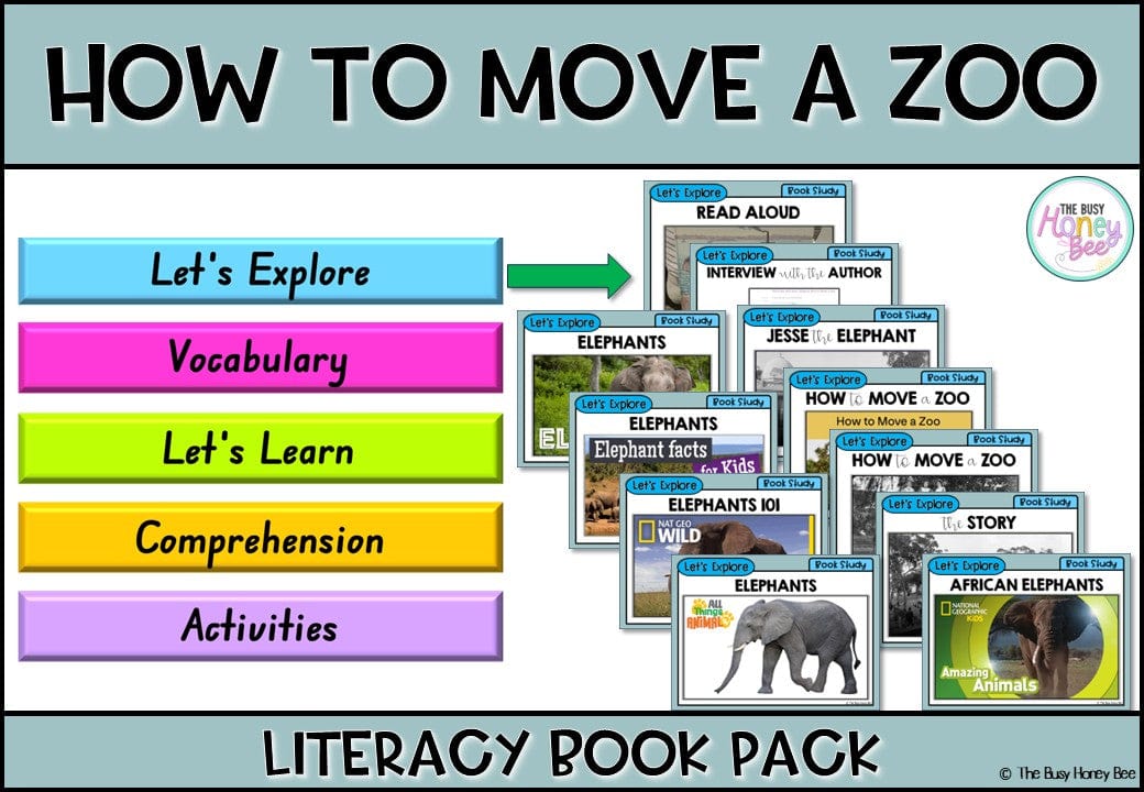 How to Move a Zoo by Kate Simpson, illustrated by Owen Swan - CBCA 2025 - Literacy Book Pack - Activity Pack