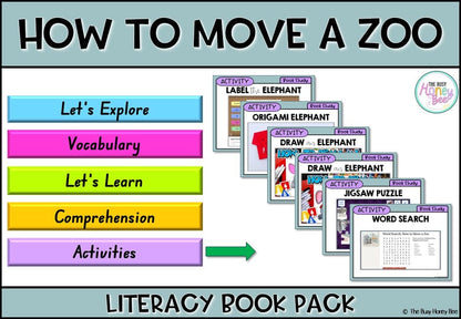 How to Move a Zoo by Kate Simpson, illustrated by Owen Swan - CBCA 2025 - Literacy Book Pack - Activity Pack