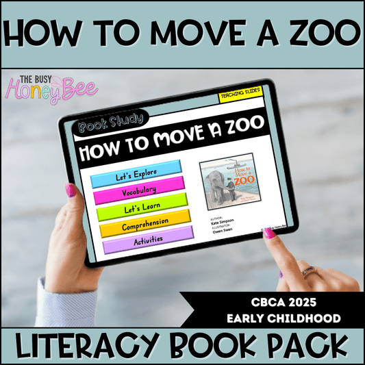 How to Move a Zoo by Kate Simpson, illustrated by Owen Swan - CBCA 2025 - Literacy Book Pack - Activity Pack