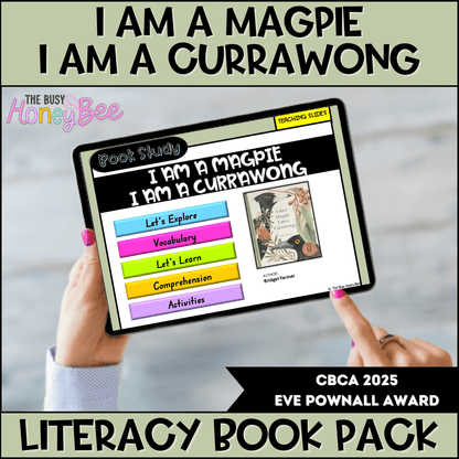 I am a Magpie, I am a Currawong by Bridget Farmer - CBCA 2025 - Literacy Book Pack - Activity Pack