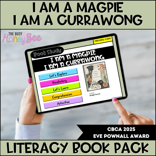 I am a Magpie, I am a Currawong by Bridget Farmer - CBCA 2025 - Literacy Book Pack - Activity Pack