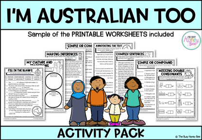 I’m Australian Too Activity Pack - Activity Pack