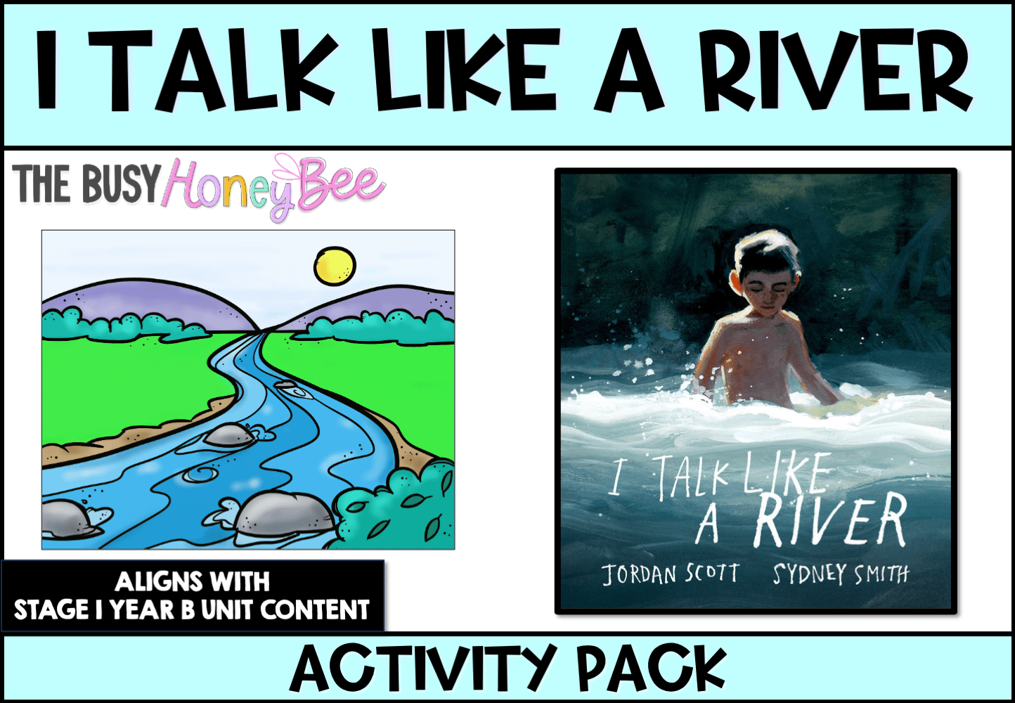 I Talk Like a River by Jordan Scott Activity Pack -