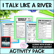 I Talk Like a River by Jordan Scott Activity Pack -