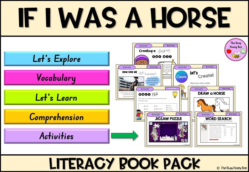 If I was a Horse - CBCA 2024 - Literacy Book Pack - Activity Pack