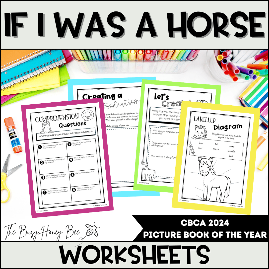 If I was a Horse - CBCA 2024 - Literacy Book Pack - Activity Pack