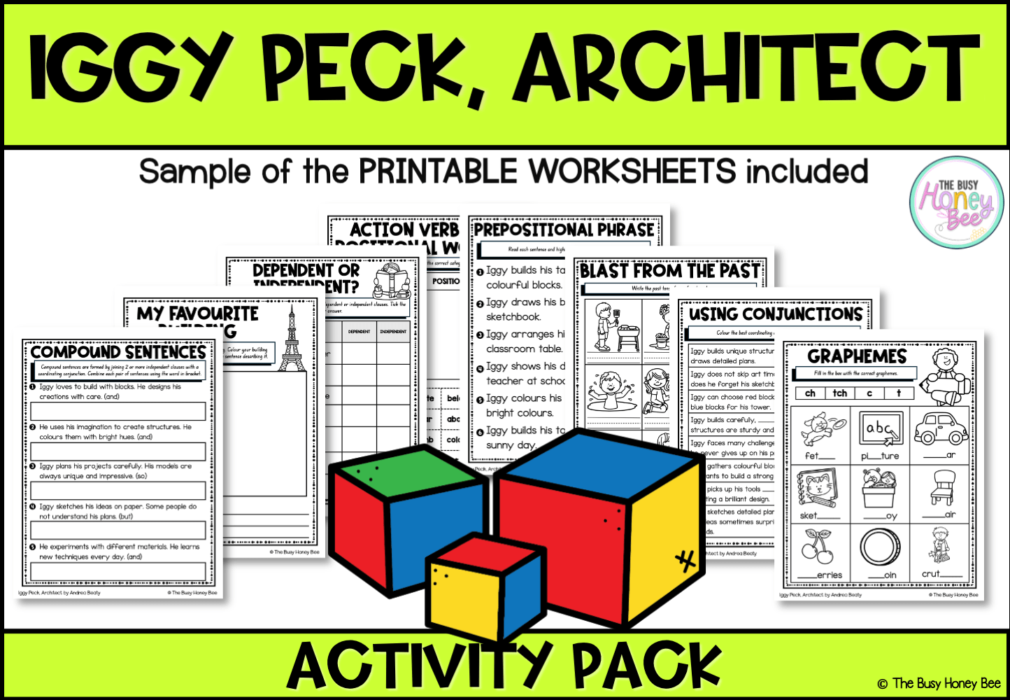 Iggy Peck, Architect by Andrea Beaty Activity Pack -