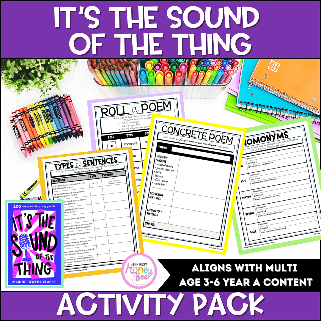 It’s the Sound of the Thing by Maxine Beneba Clarke Activity Pack -