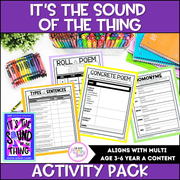 It’s the Sound of the Thing by Maxine Beneba Clarke Activity Pack -