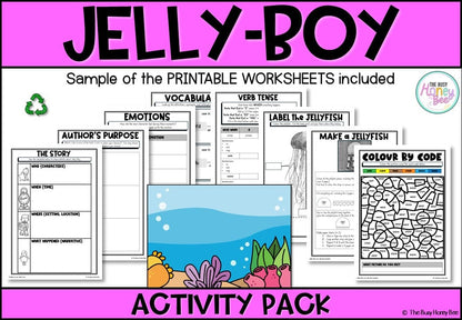 Jelly Boy Activity Pack - Activity Pack