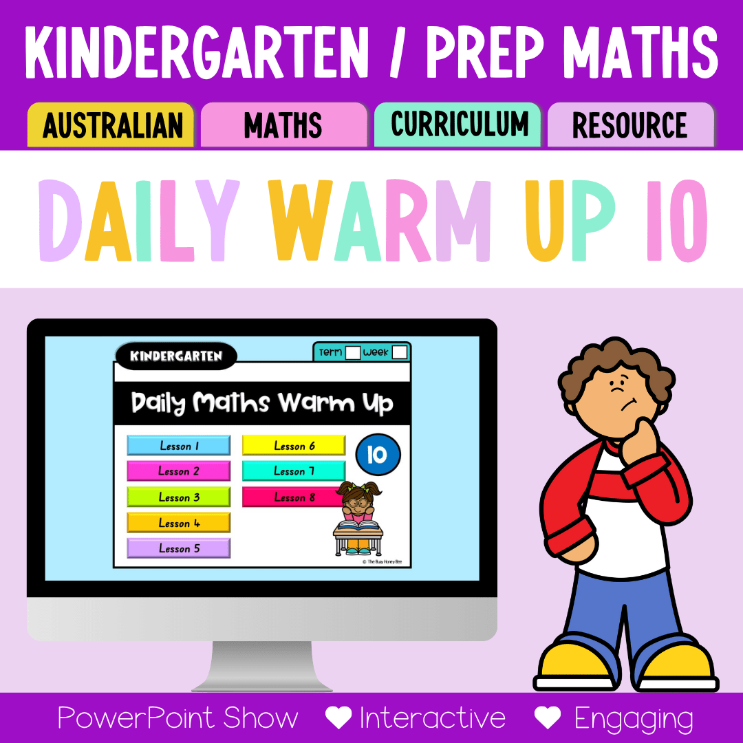Kindergarten/Prep Australian | Math Daily Review | Warm-Up 10 - Warm Up | Revision