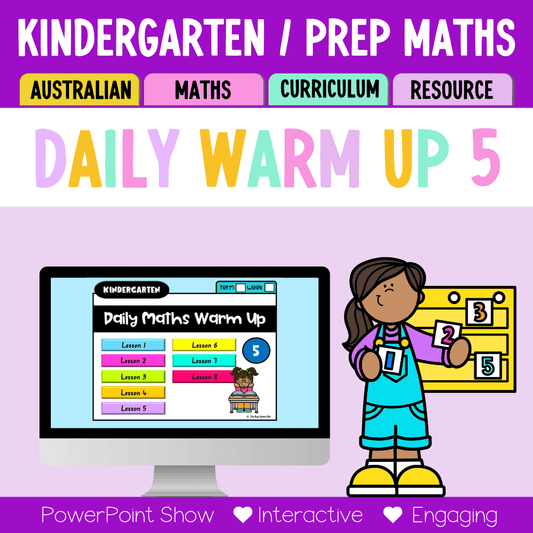 Kindergarten/Prep Australian | Math Daily Review | Warm-Up 5 - Warm Up | Revision