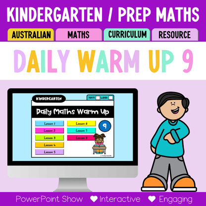 Kindergarten/Prep Australian | Math Daily Review | Warm-Up 9 - Warm Up | Revision