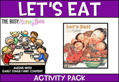 Let's Eat Activity Pack - Activity Pack