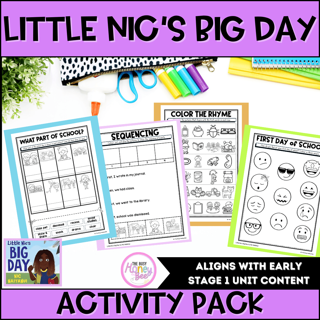 Little Nic's Big Day Activity Pack - Activity Pack