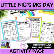 Little Nic's Big Day Activity Pack - Activity Pack