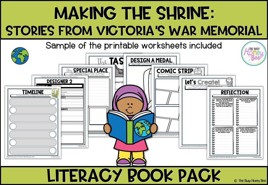 Making the Shrine: Stories From Victoria’s War Memorial by Laura J Carroll - CBCA 2025 - Literacy Book Pack - Activity Pack