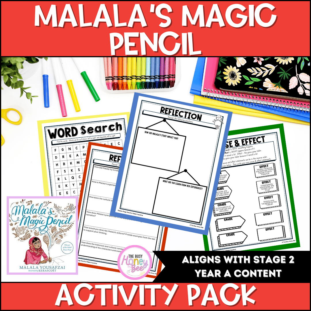 Malala's Magic Pencil Activity Pack -