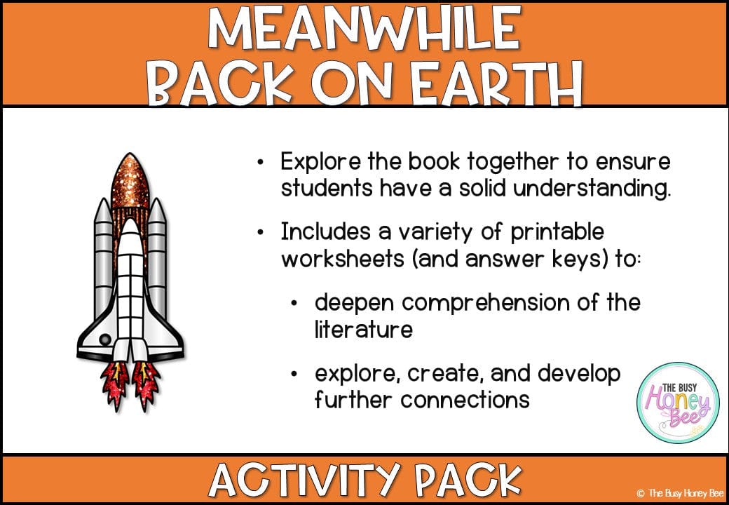 Meanwhile Back on Earth Activity Pack -