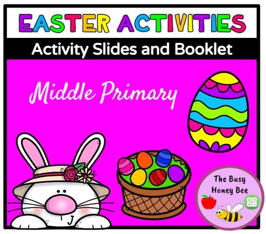 Middle Primary Easter Activity Slides and Booklet - Activity Pack