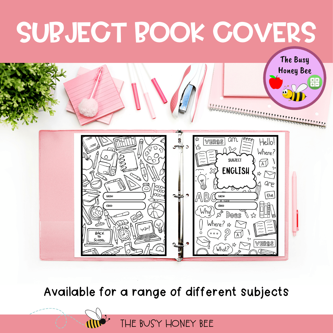 Mindfulness Subject Book Covers - Activity Pack