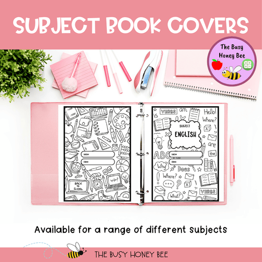 Mindfulness Subject Book Covers - Activity Pack