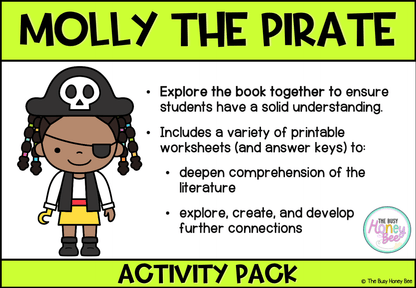 Molly the Pirate by Lorraine Teece Activity Pack - Activity Pack