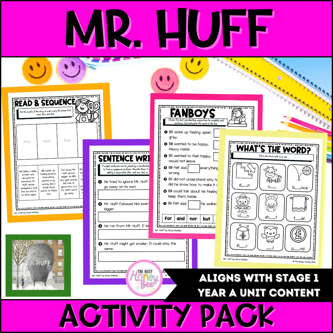 Mr Huff Activity Pack -