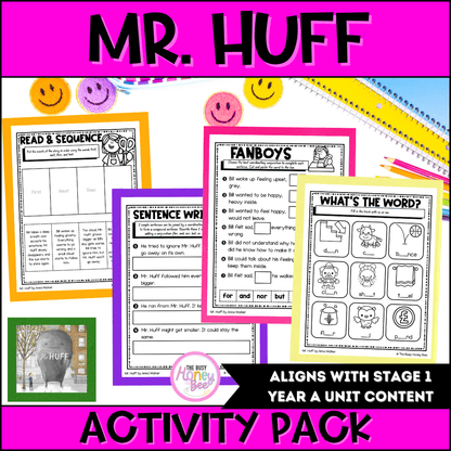 Mr Huff Activity Pack -