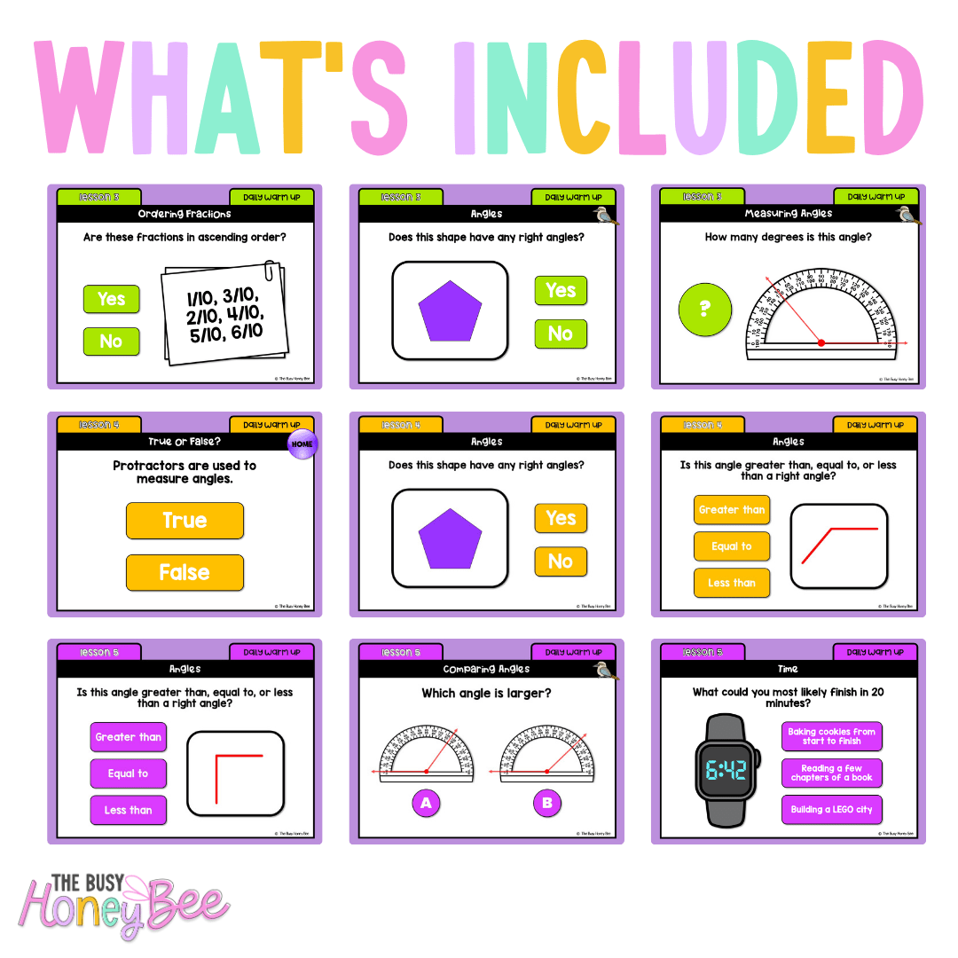 Multi Age 3-6 Year A Australian | NSW Math Daily Review | Warm-Up Unit 10 - Warm Up | Revision