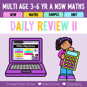Multi Age 3-6 Year A Australian | NSW Math Daily Review | Warm-Up Unit 11 - Warm Up | Revision