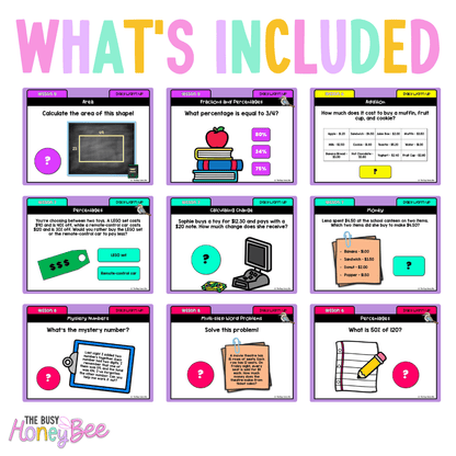Multi Age 3-6 Year A Australian | NSW Math Daily Review | Warm-Up Unit 15 - Warm Up | Revision