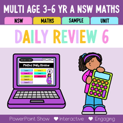 Multi Age 3-6 Year A Australian | NSW Math Daily Review | Warm-Up Unit 6 - Warm Up | Revision