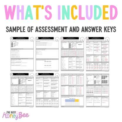 Multi Age 3-6 Year A Differentiated NSW Maths Assessment Unit 1 - Microsoft Word Document