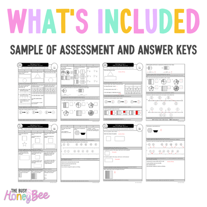 Multi Age 3-6 Year A Differentiated NSW Maths Assessment Unit 4 - Microsoft Word Document
