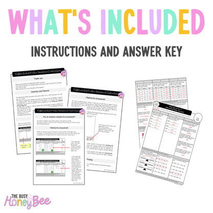 Multi Age 3-6 Year A Differentiated NSW Maths Assessment Unit 6 - Microsoft Word Document