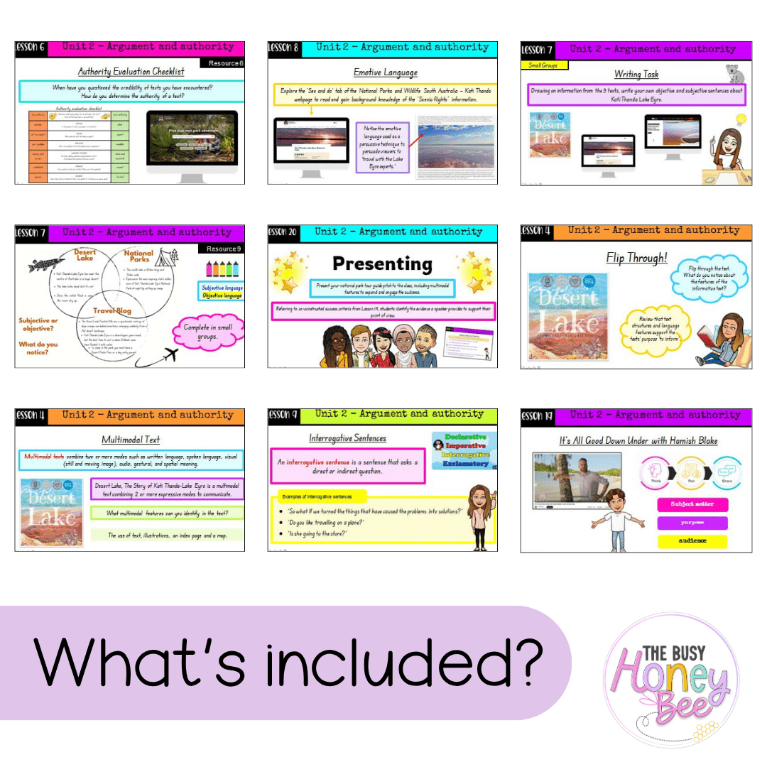 Multi Age 3-6 Year A Term 1 English Teaching Slides Mega Bundle - Teaching Slides