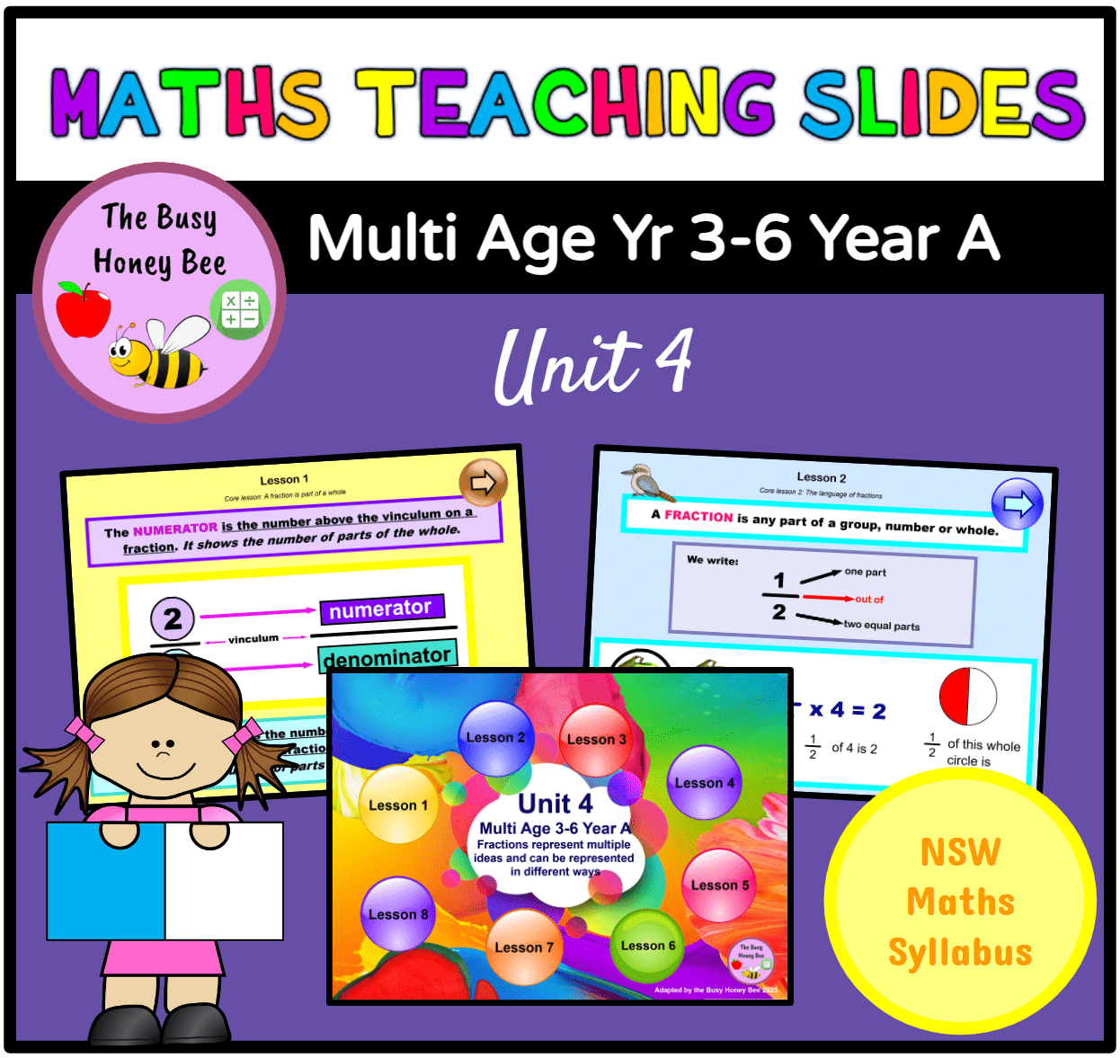 Multi Age 3-6 Year A Term 1 Maths Teaching Slides Mega Bundle - Teaching Slides
