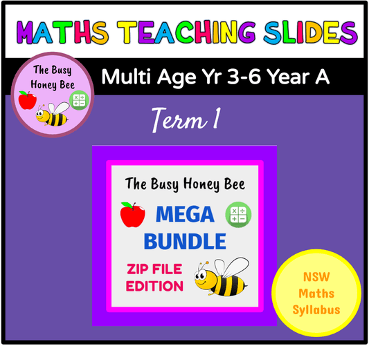 Multi Age 3-6 Year A Term 1 Maths Teaching Slides Mega Bundle - Teaching Slides