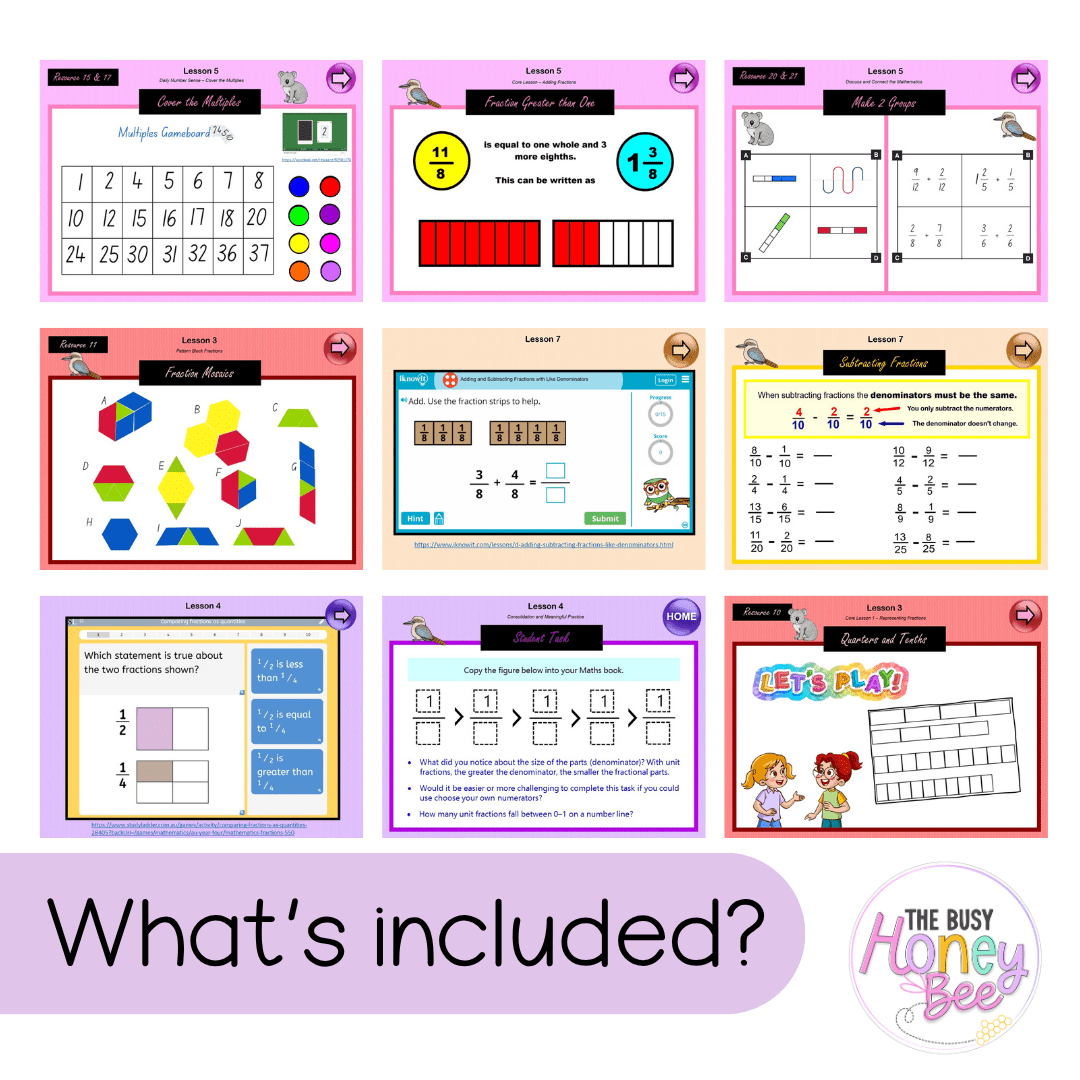 Multi Age 3-6 Year A Term 1 Maths Teaching Slides Mega Bundle - Teaching Slides