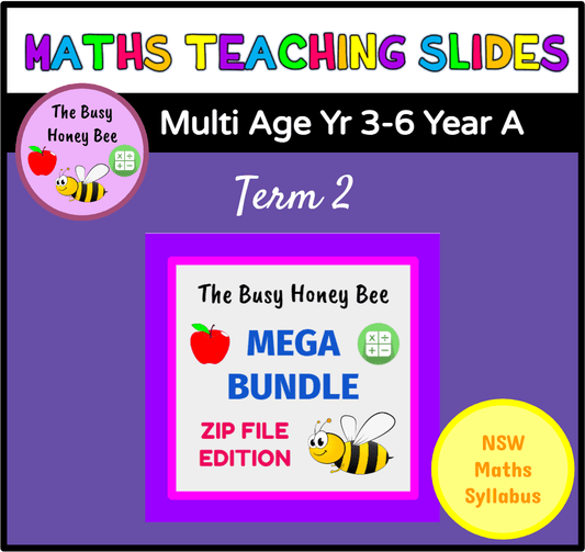 Multi Age 3-6 Year A Term 2 Maths Teaching Slides Mega Bundle - Teaching Slides